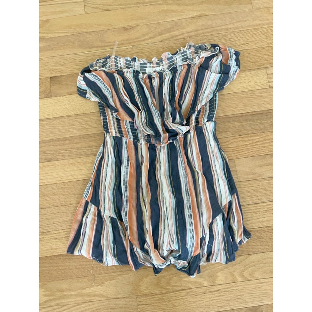 strapless romper